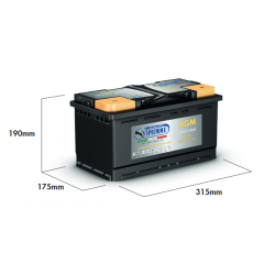 Batterie Auto START & STOP AGM Autopower 80Ah 12V - Battery Center